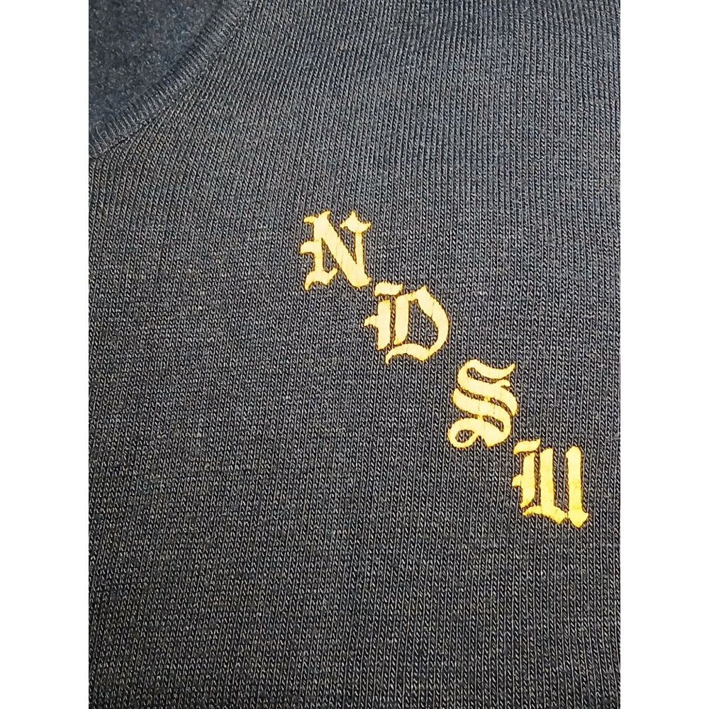 Vintage NDSU Navy Blue V Neck Sweater L North Dakota State University Thundar - Picture 9 of 9